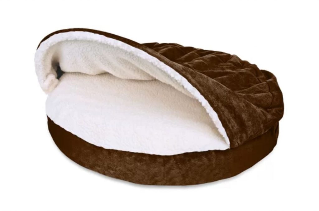 Fern snuggery shop hooded dog bed