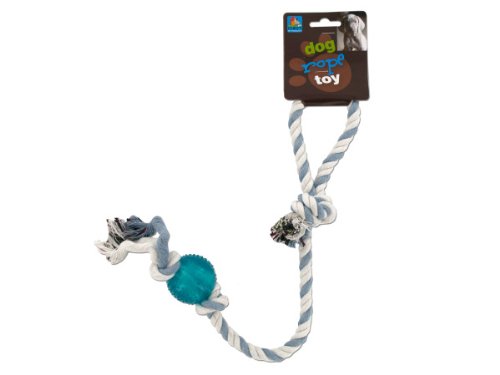 Dukes Dog Rope Toy with Ball