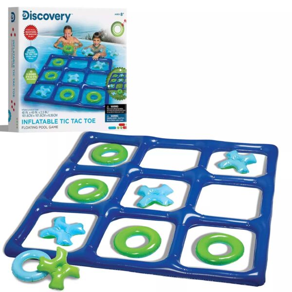 Discovery #MindBlown Inflatable Tic Tac Toe Game Set