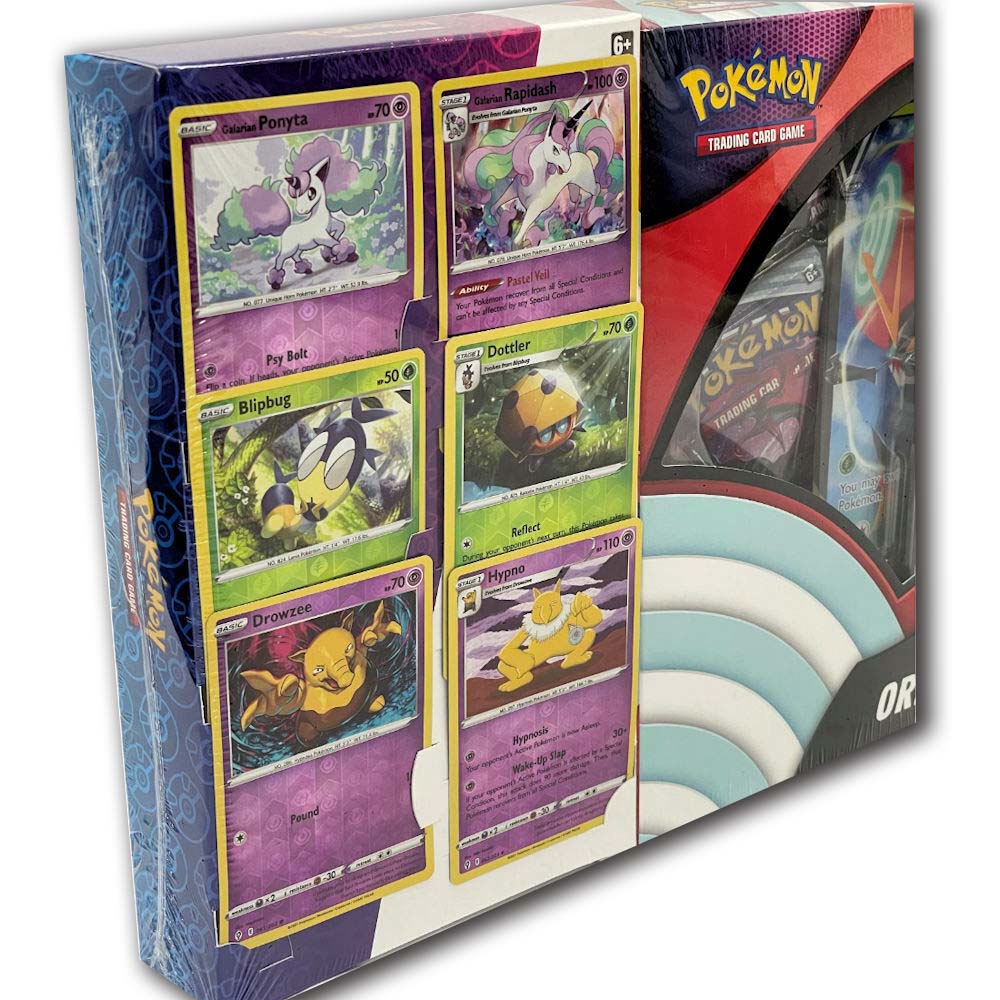 Pokémon ORBEETLE V Box + 6 Promo Cards + 4 TCG Booster Packs