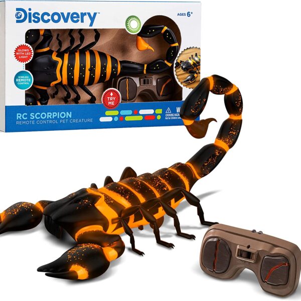 *** Discovery Kids RC Scorpion, Glow in The Dark Body, Wireless Remote-Control Toy for Kids ***