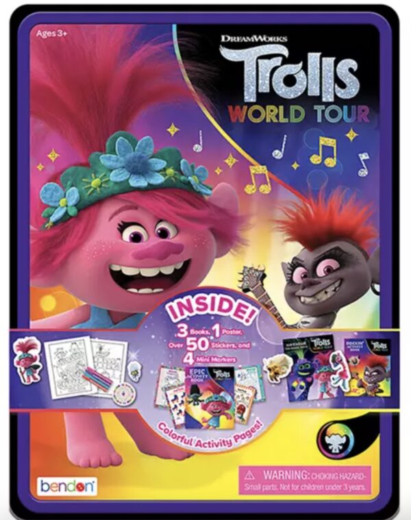 Dreamworks® Trolls World Tour Activity Tin - Crazy Gray Ghost