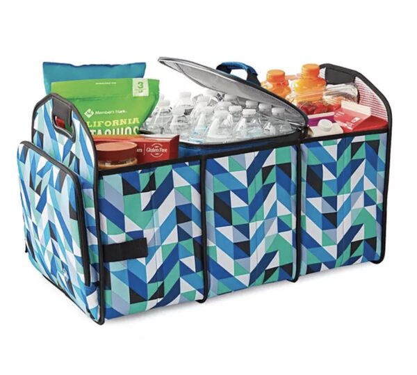 Arctic zone trunk organizer store and insulated cooler set