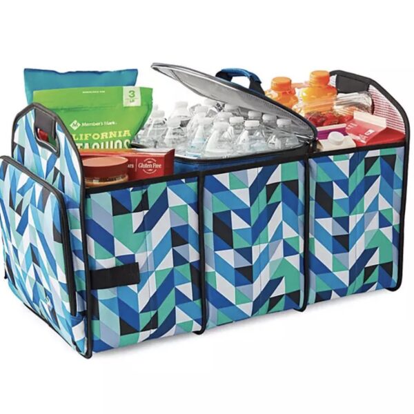 Insulated Trunk Organizer and 30-Can Cooler (Assorted Colors)